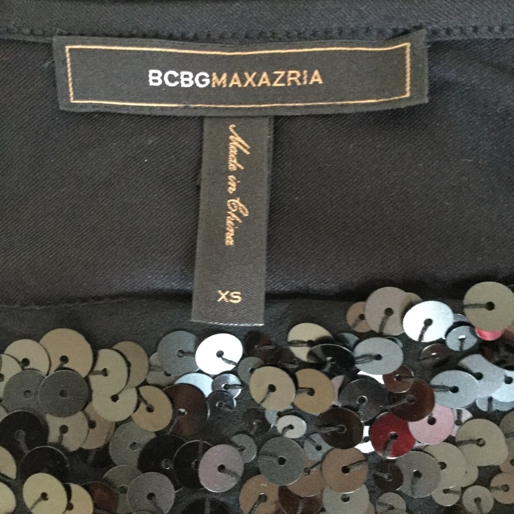 BCBGMaxAzria Silk Sequin Tunic - Picture 4 of 6